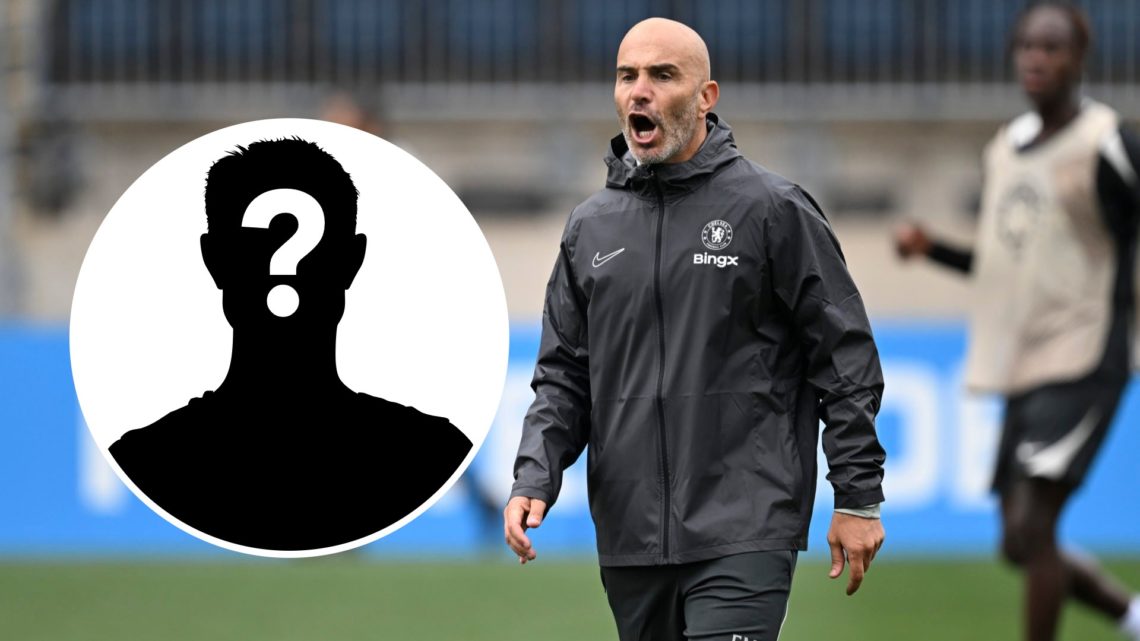 Enzo Maresca gives out instructions during Chelsea FC Training Session - FIFA Club World Cup 2025.