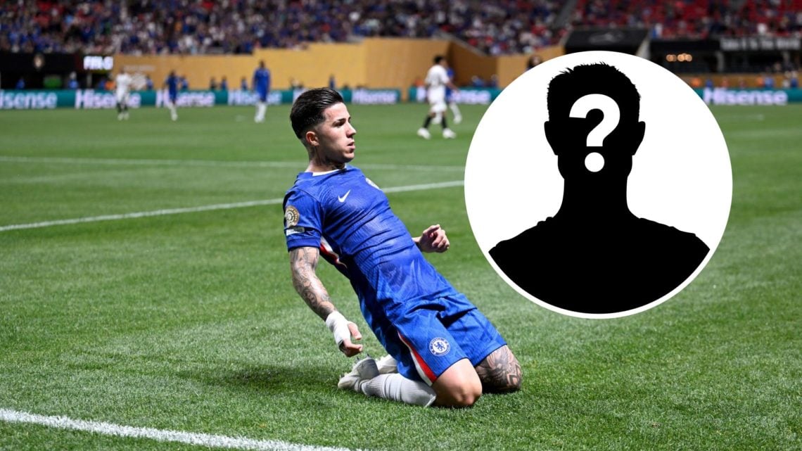 Enzo Fernandez celebrates scoring during Chelsea FC v Los Angeles Football Club: Group D - FIFA Club World Cup 2025
