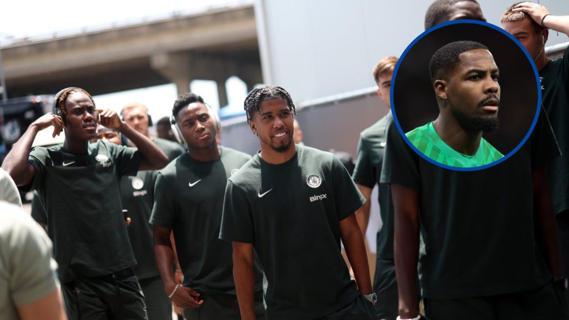 Andrey Santos arrives at stadium prior to CR Flamengo v Chelsea FC, inset a dejected Mike Maignan of AC Milan reacts to defeat and mystery player