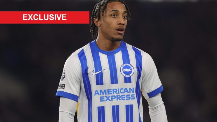 Joao Pedro looks on during Brighton & Hove Albion FC v Aston Villa FC - Premier League