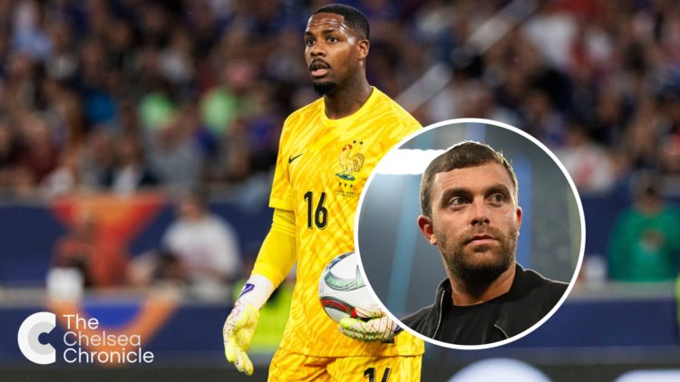 Goalkeeper Mike Maignan looks on during Spain v France - UEFA Nations League 2025 Semi-final. Fabrizio Romano looks on during Paris Saint-Germain v...