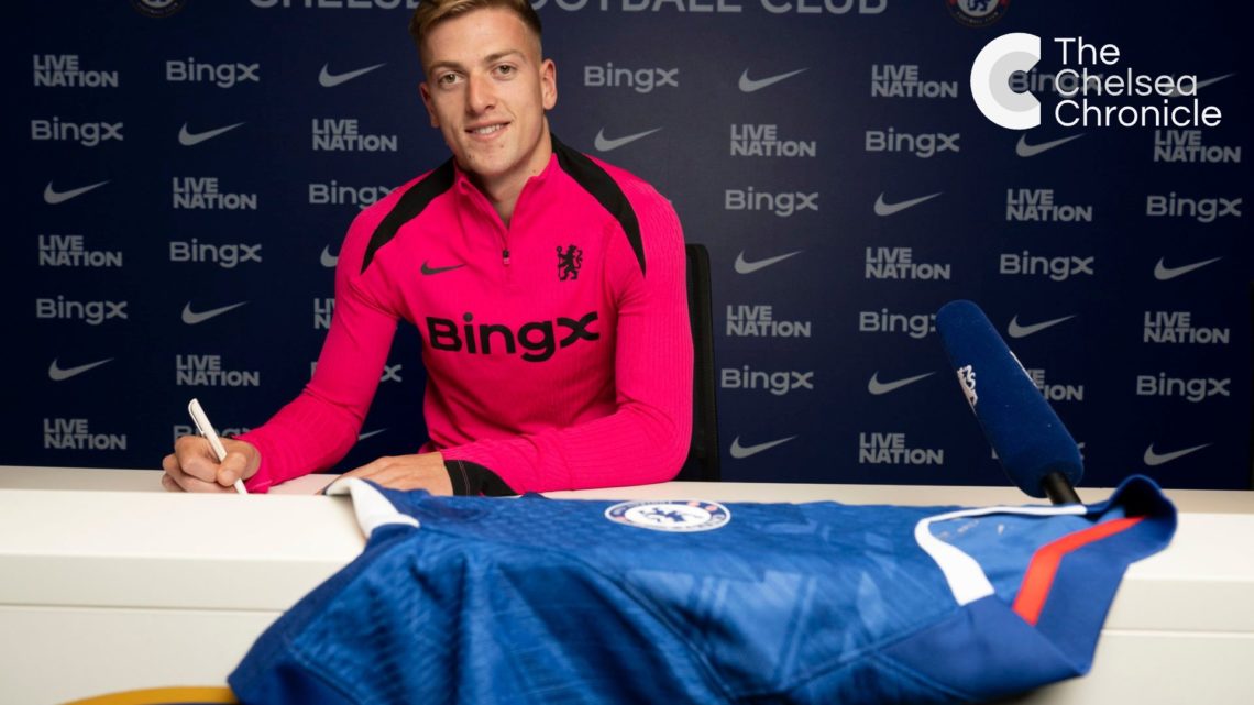 Chelsea Unveil New Signing Liam Delap after being announced by club