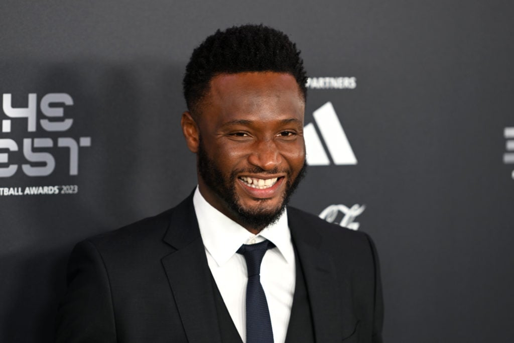 Former Chelsea star John Obi Mikel at The Best FIFA Football Awards.