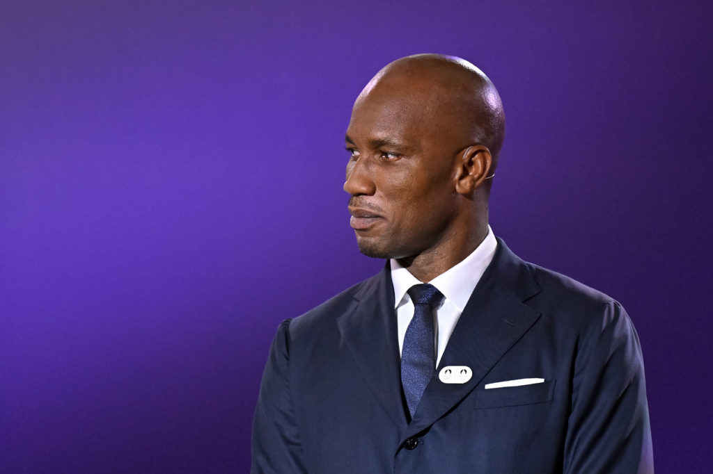 Didier Drogba looks on during Olympic Football Tournament Final Draw