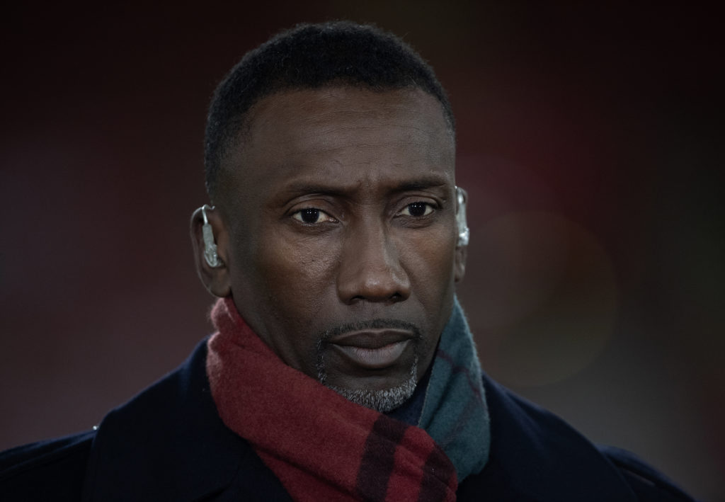 Jimmy Floyd Hasselbaink provides punditry for Southampton FC v Chelsea FC - Premier League