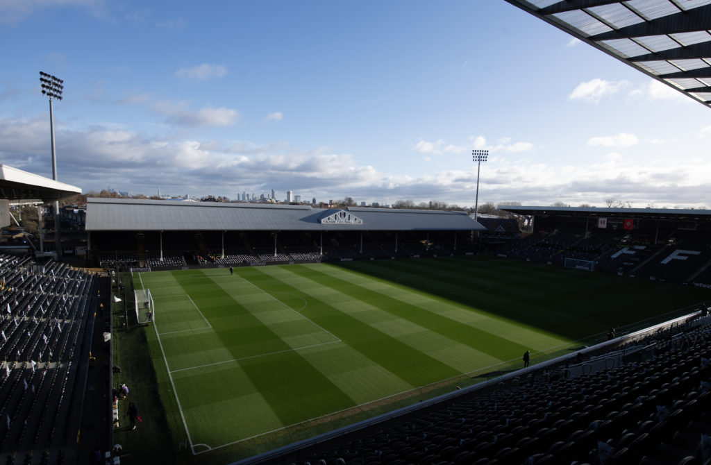 An empty Craven Cottage