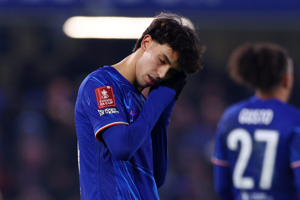 Joao Felix celebrates scoring during Chelsea v Morecambe - Emirates FA Cup Third Round