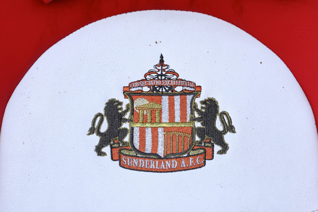 Sunderland emblem on a seat
