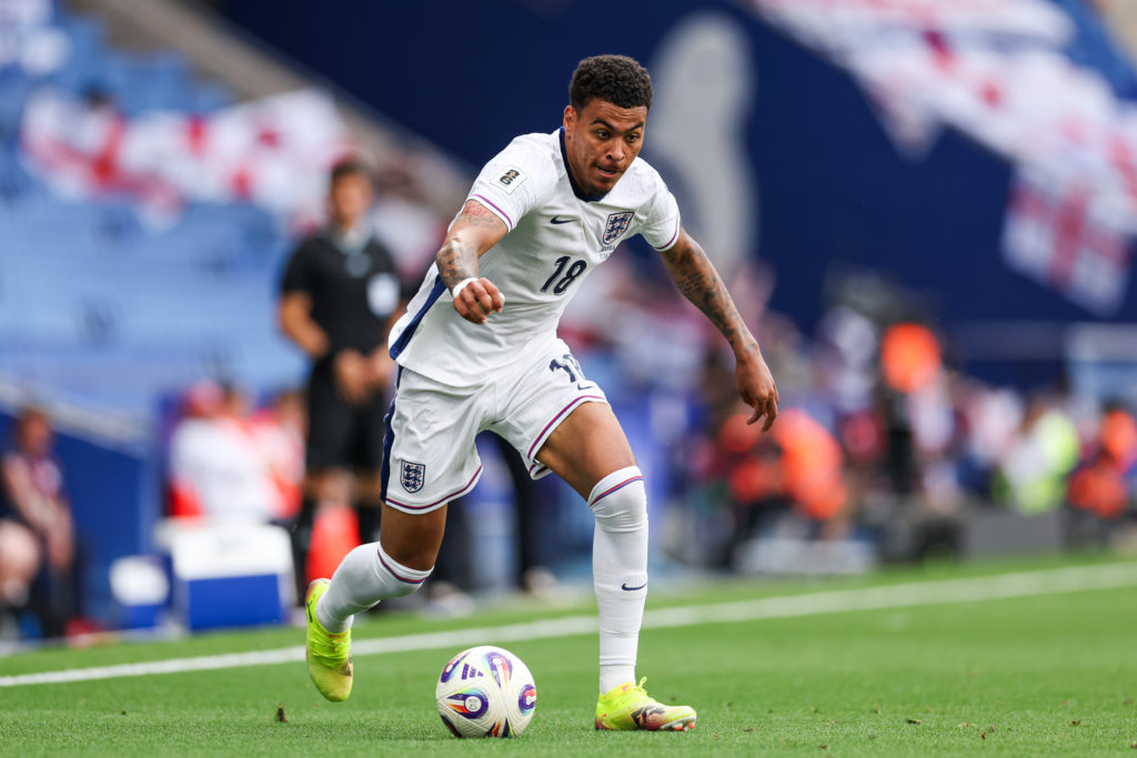 Morgan Rogers in action during Andorra v England - European Qualifiers Group K - FIFA World Cup 2026