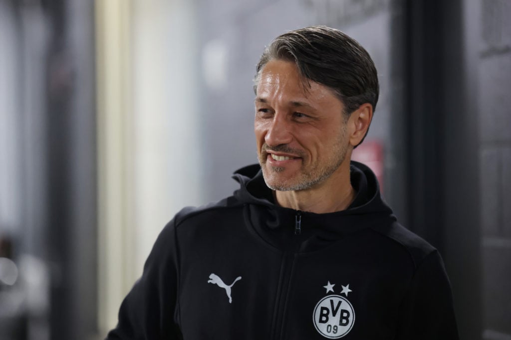 Borussia Dortmund manager Niko Kovac at a press conference for the Club World Cup.
