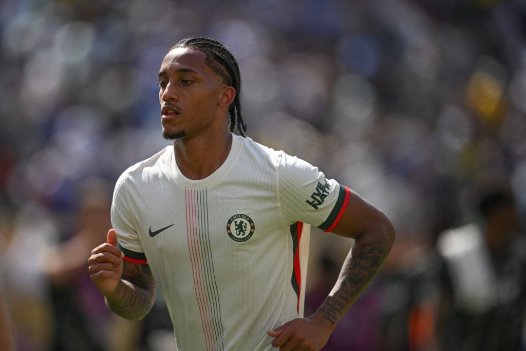 Chelsea attacker Joao Pedro in the Club World Cup semi-final against Fluminense.