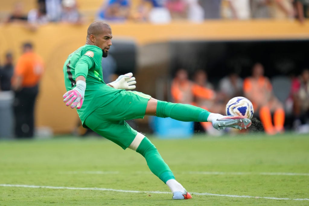 Robert Sanchez goalkeeper of Chelsea and Spain during the FIFA Club World Cup 2025 final