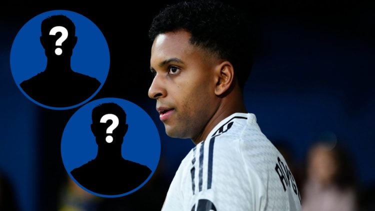 Rodrygo during the La Liga match between Villarreal CF and Real Madrid CF, inset mystery player x2