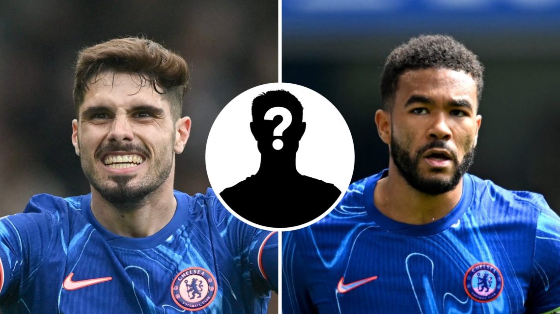 Picture one Pedro Neto playing for Chelsea against Fulham in the Premier League. Picture two Reece James playing for Chelsea against Everton in the...