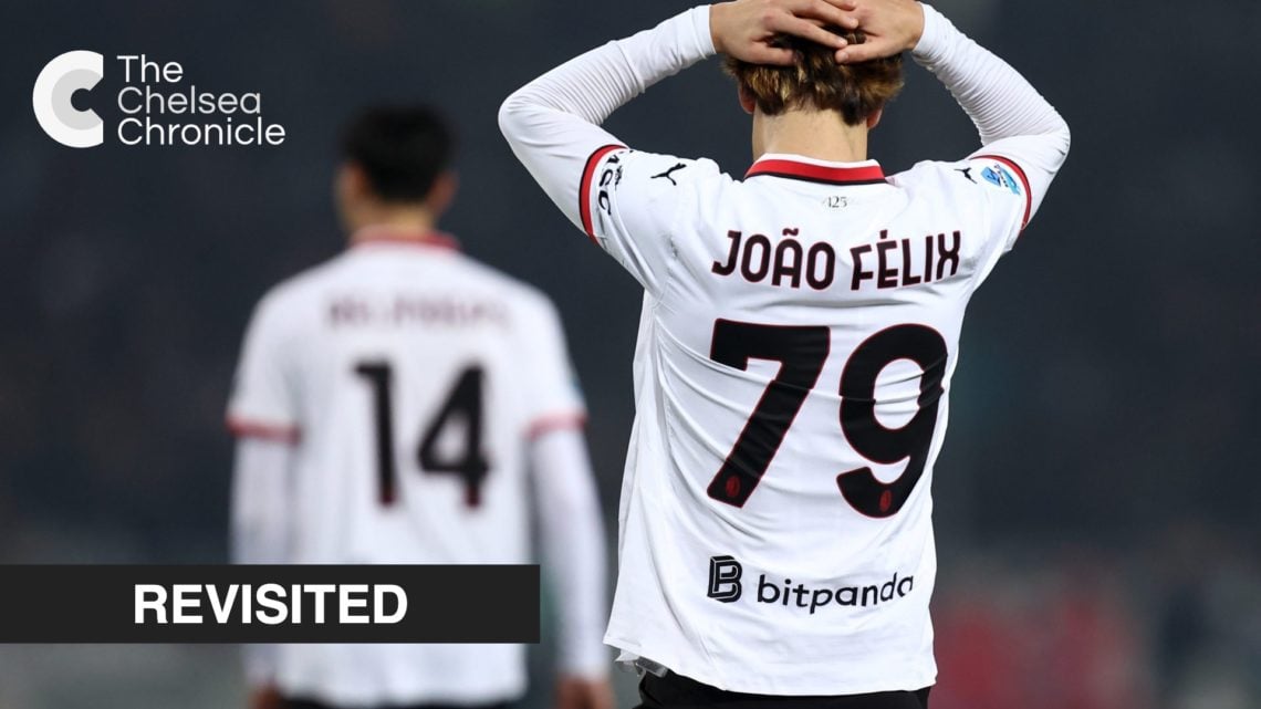 AC Milan forward Joao Felix with hands on head