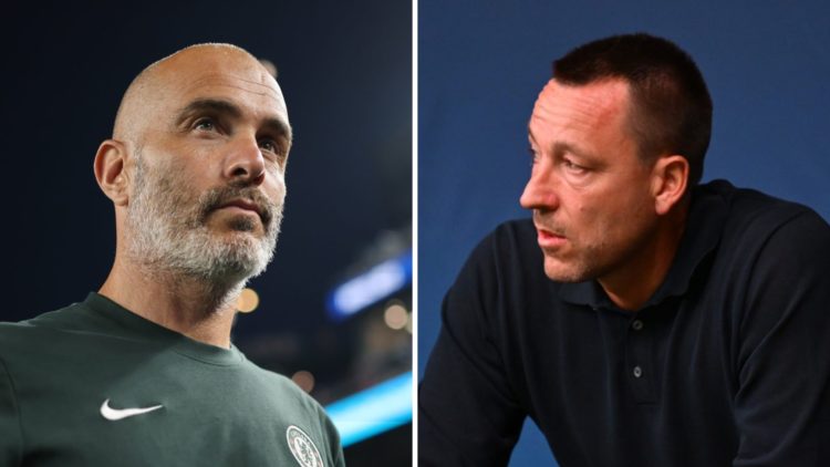 Chelsea manager Enzo Maresca at Club World Cup. Chelsea legend John Terry at Baller League.zz