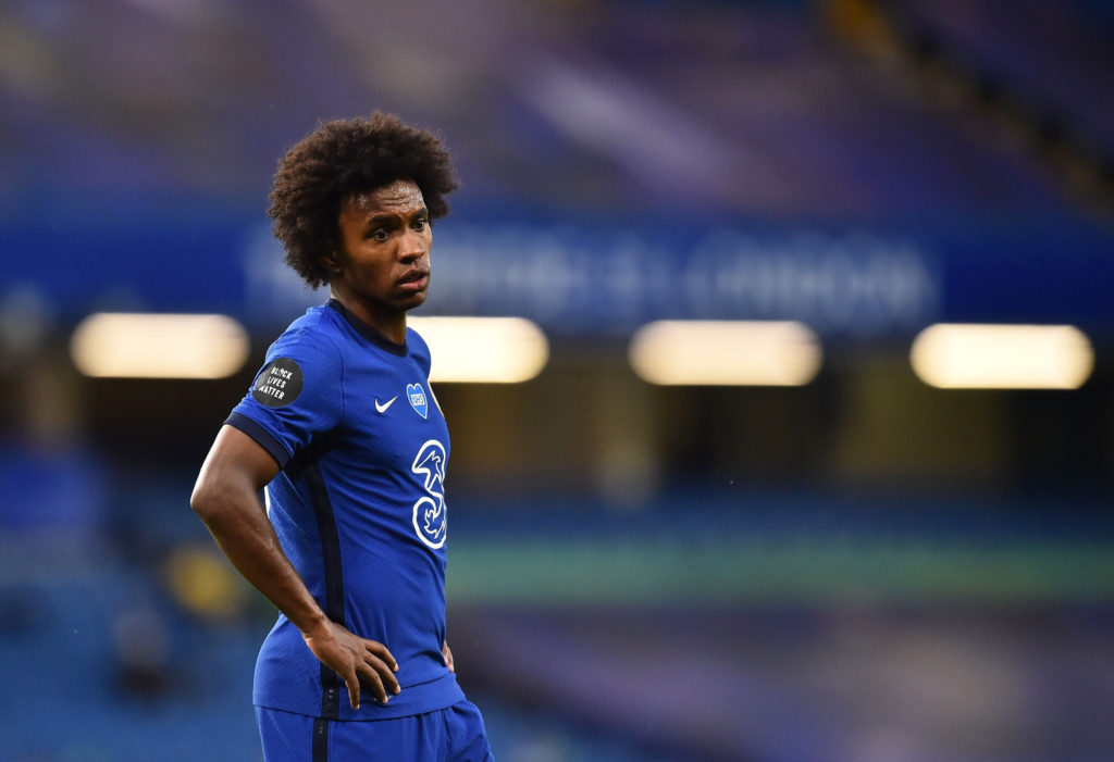 Willian looks on during Chelsea FC v Watford FC - Premier League