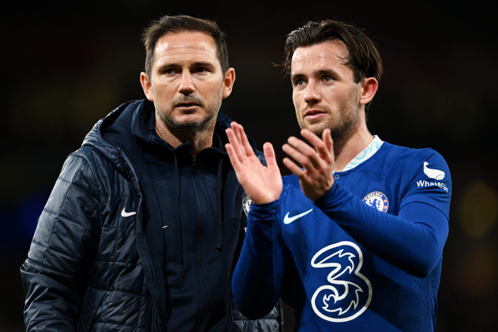 Frank Lampard and Ben Chilwell at Chelsea