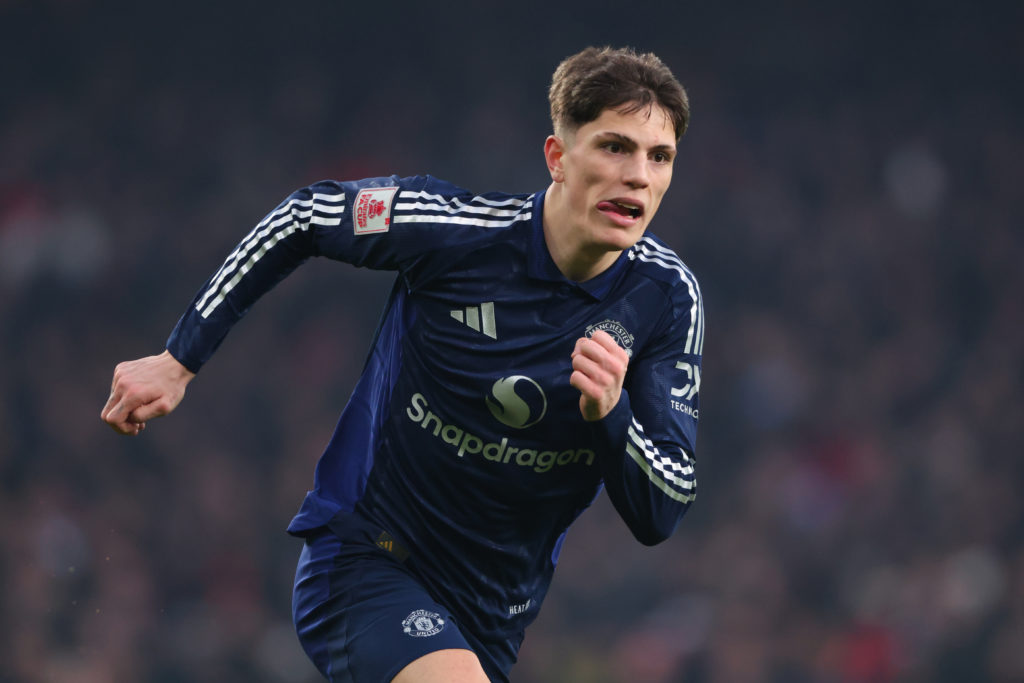 Alejandro Garnacho of Manchester United during FA Cup match