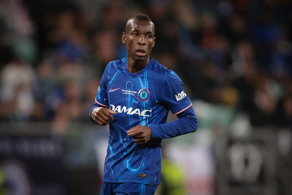 Nicolas Jackson in action for Chelsea against Real Betis Balompie