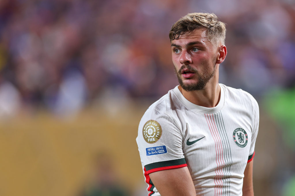 Kiernan Dewsbury-Hall looks on during Esperance de Tunis v Chelsea FC: Group D - FIFA Club World Cup 2025