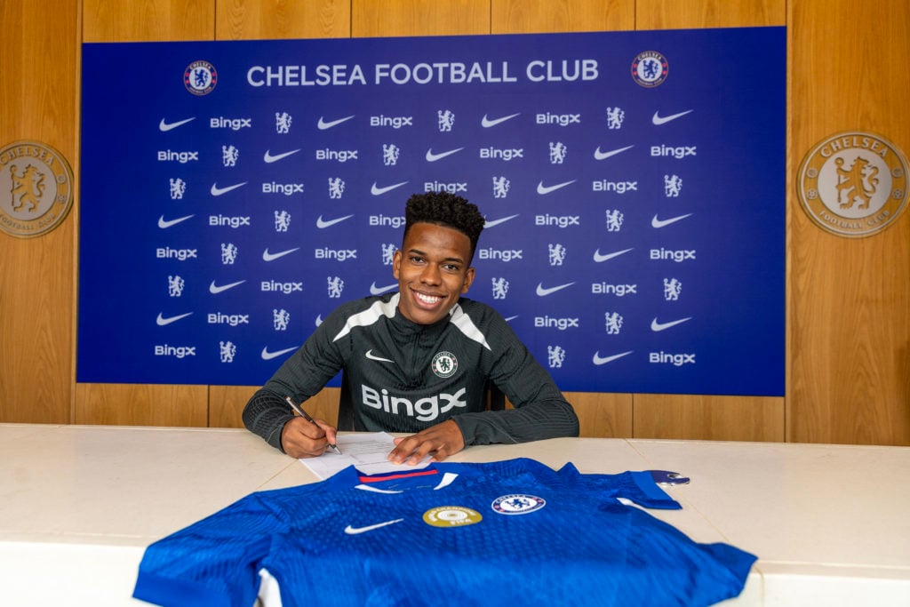 New Signing Estevao arrives at Chelsea FC