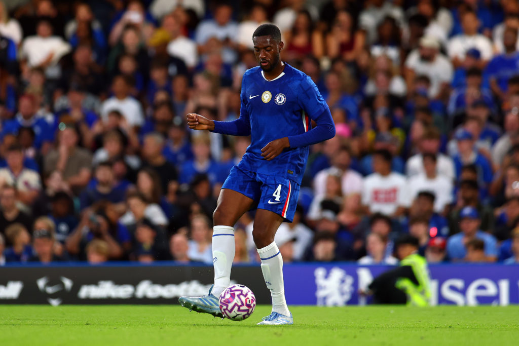 Tosin Adarabioyo on the ball during Chelsea FC v Bayer 04 Leverkusen - Pre-Season Friendly