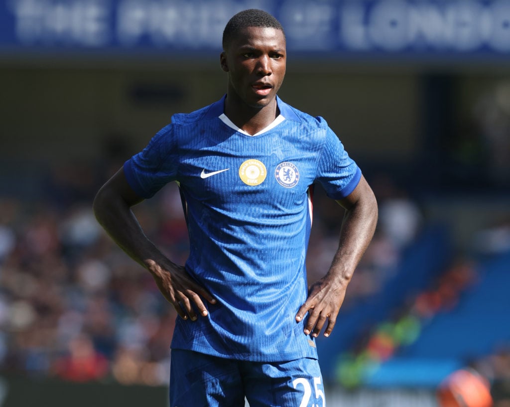 Moises Caicedo during the pre-season friendly match between Chelsea and AC Milan