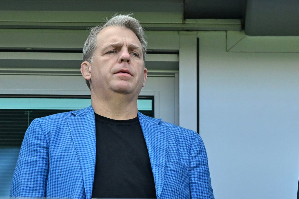 Todd Boehly looks on during Chelsea v Crystal Palace - Premier League