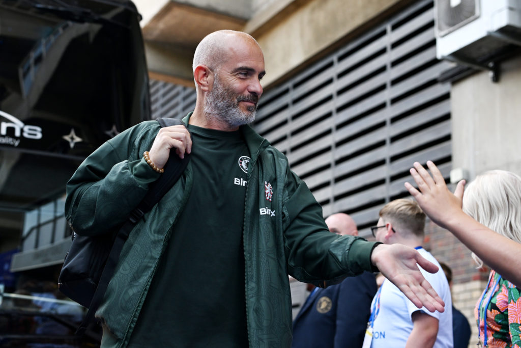 Enzo Maresca arrives at Stamford Bridge ahead of Chelsea v Crystal Palace - Premier League