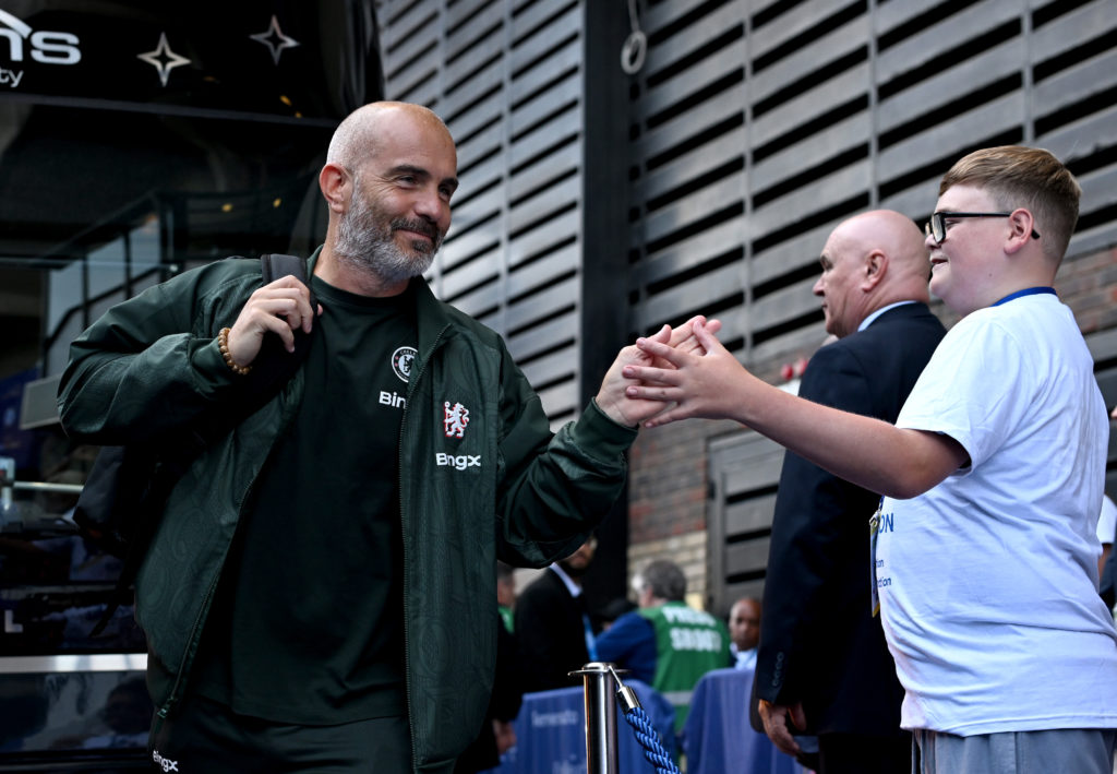 Enzo Maresca arrives ahead of Chelsea v Crystal Palace - Premier League