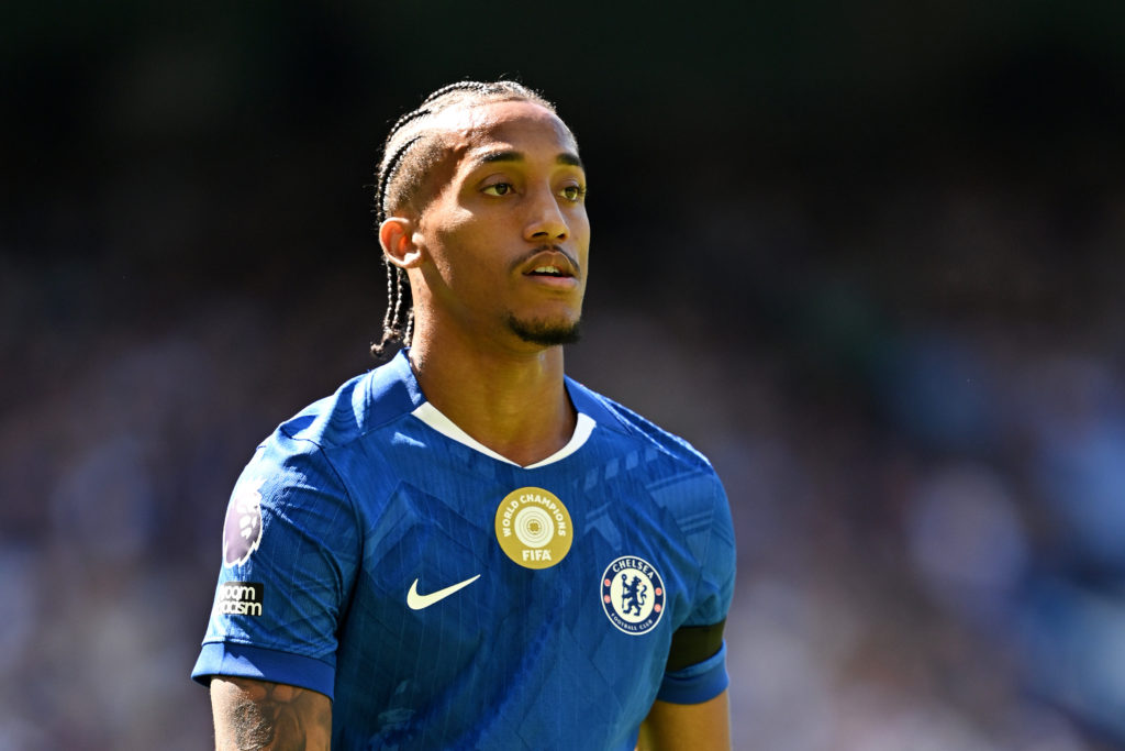 Joao Pedro looks on during Chelsea v Crystal Palace - Premier League