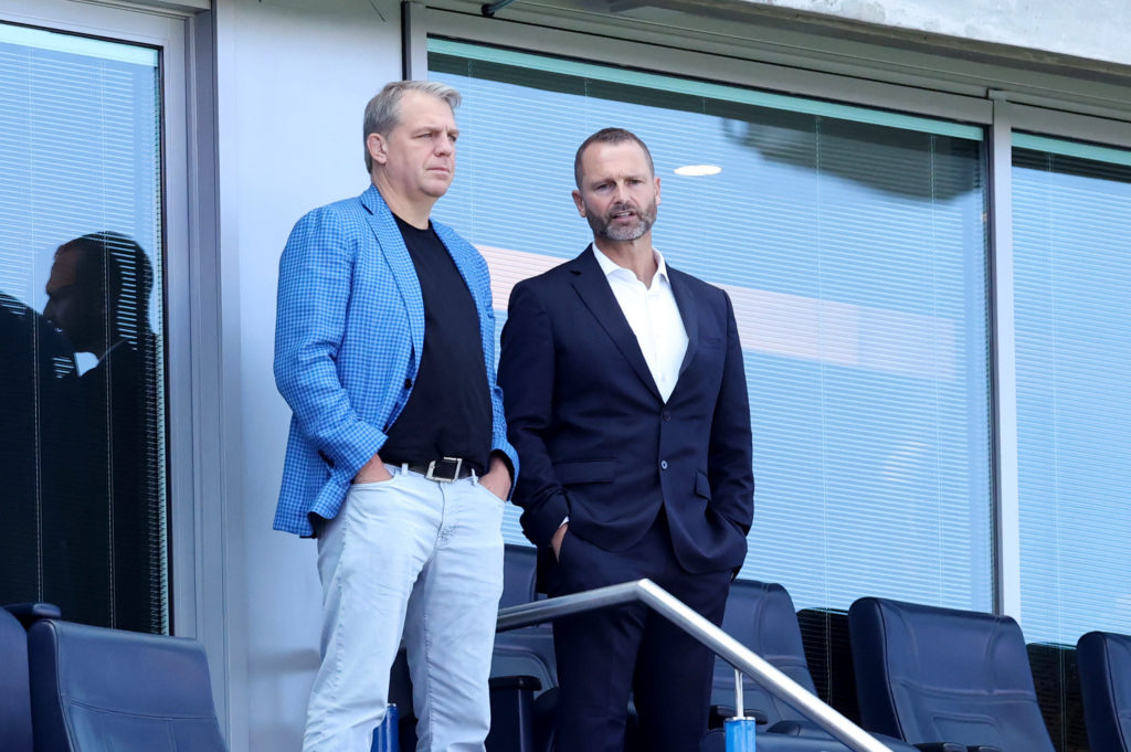 Todd Boehly and Paul Winstanley ahead of Chelsea v Crystal Palace - Premier League