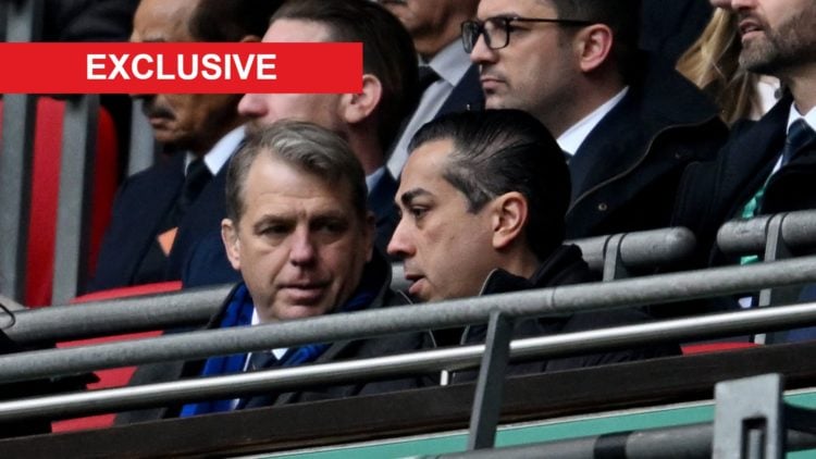 Todd Boehly and Behdad Eghbali during Chelsea v Liverpool - Carabao Cup Final