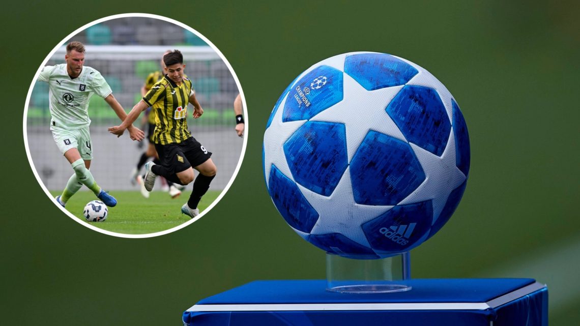 Champions League ball on display ahead of FC Barcelona v PSV - UEFA Champions League Group B. Inset: Dastan Satpaev battles for the ball during Oli...