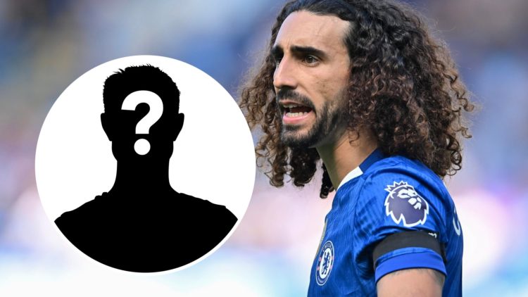 Marc Cucurella in action during Chelsea v Crystal Palace - Premier League.