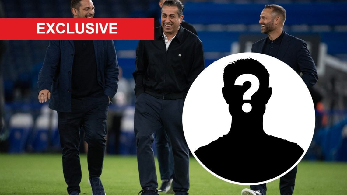 Behdad Eghbali and the Chelsea Sporting Directors laugh during Chelsea v Barrow - Carabao Cup Third Round