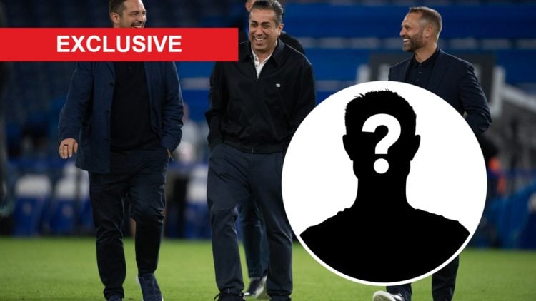 Behdad Eghbali and the Chelsea Sporting Directors laugh during Chelsea v Barrow - Carabao Cup Third Round