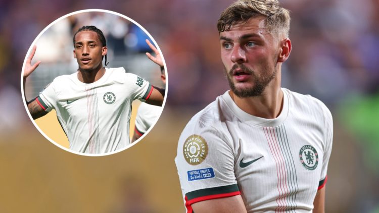 Kiernan Dewsbury-Hall looks on during Esperance de Tunis v Chelsea FC: Group D - FIFA Club World Cup 2025. Joao Pedro apologises to Fluminense supp...
