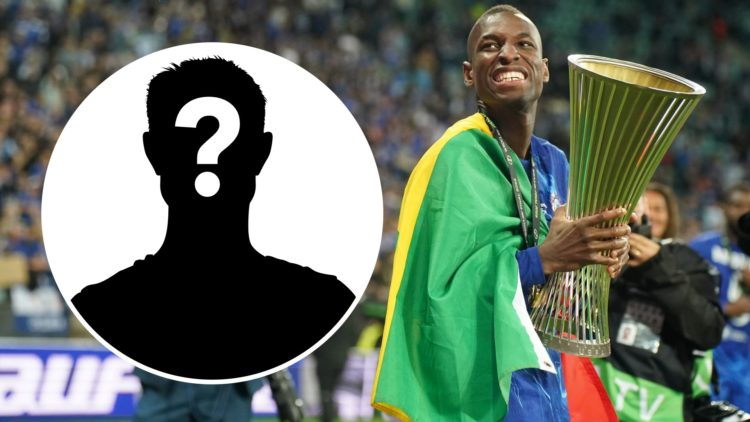 Nicolas Jackson lifts the trophy during Real Betis Balompie v Chelsea F.C. - UEFA Conference League Final