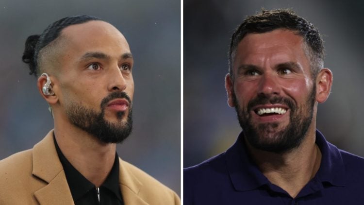 Theo Walcott at the Premier League match between Brighton and Arsenal. Ben Foster at a pre-season match between Wrexham and Los Angeles Galaxy II.