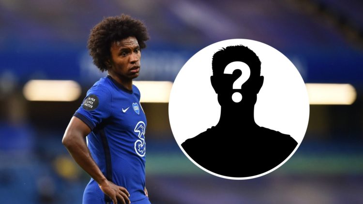 Willian looks on during Chelsea FC v Watford FC - Premier League