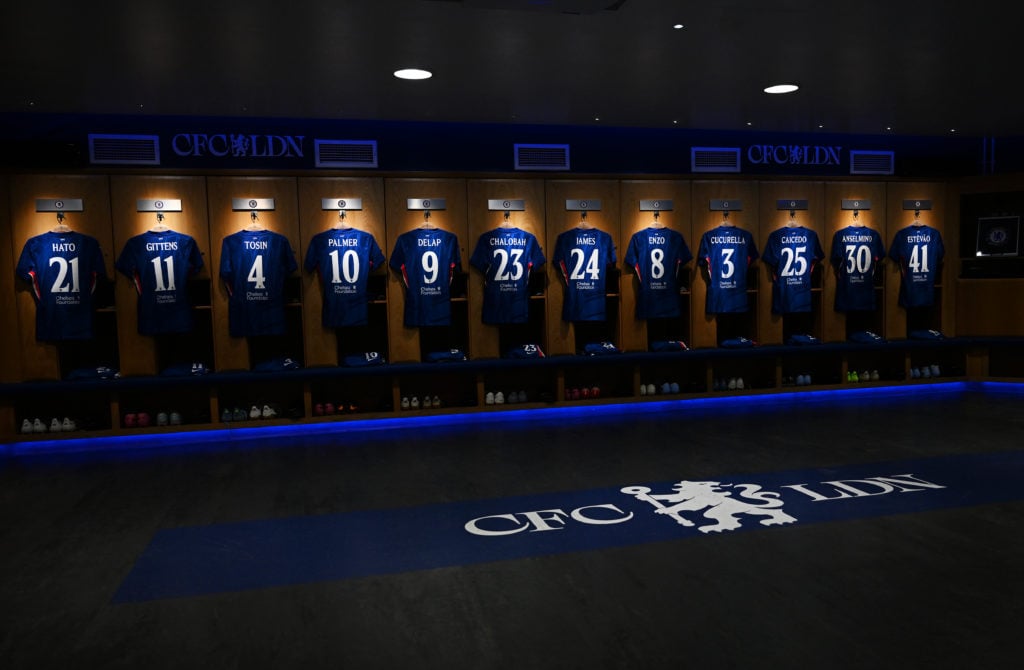 Chelsea dressing room before AC Milan friendly