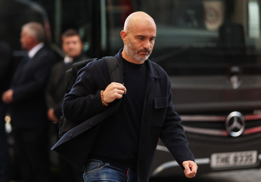 Enzo Maresca arrives ahead of Brentford v Chelsea - Premier League