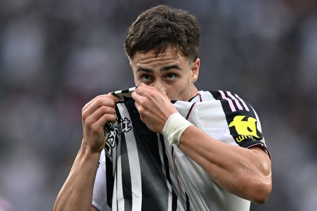 Kenan Yildiz playing for Juventus