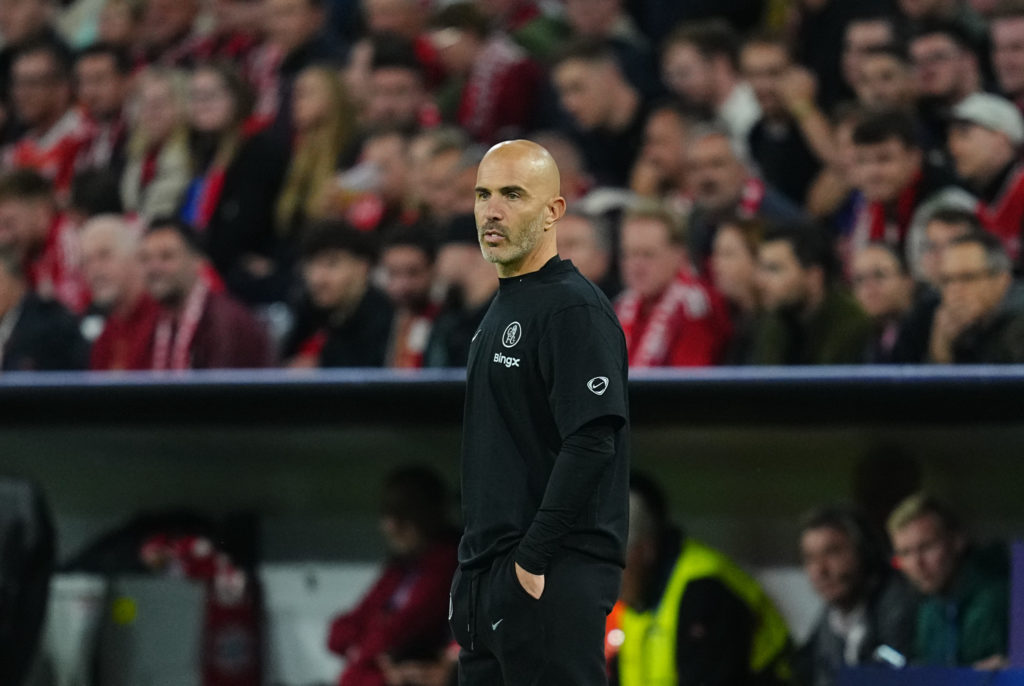 Chelsea manager Enzo Maresca during the Champions League match against Bayern Munich.