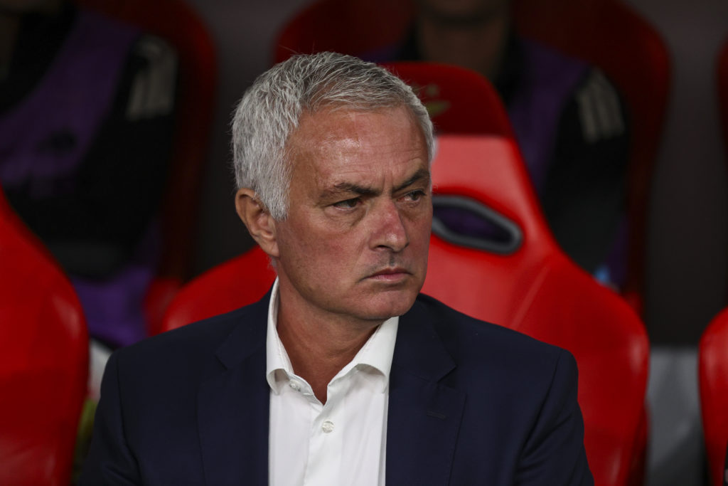 Benfica manager Jose Mourinho during the Primeira Liga fixture against Rio Ave.
