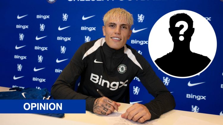 Chelsea Unveil New Signing Alejandro Garnacho, inset mystery player