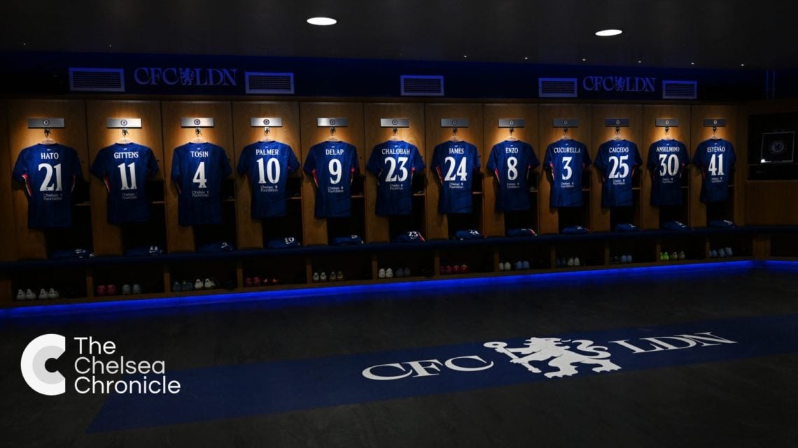 Chelsea dressing room before AC Milan friendly