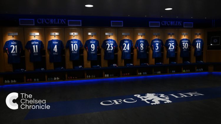 Chelsea dressing room before AC Milan friendly